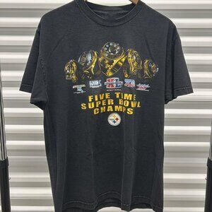 Pittsburgh Steelers Super Bowl Champions Vintage NFL T-Shirt